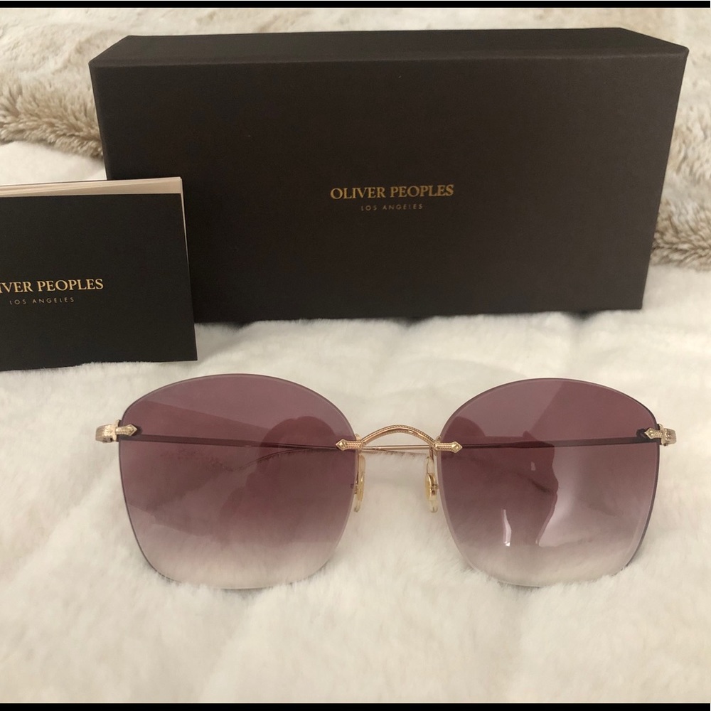Oliver Peoples Rimless Sunglasses